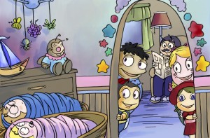 Twins - Baby nursery - Bugville Critters